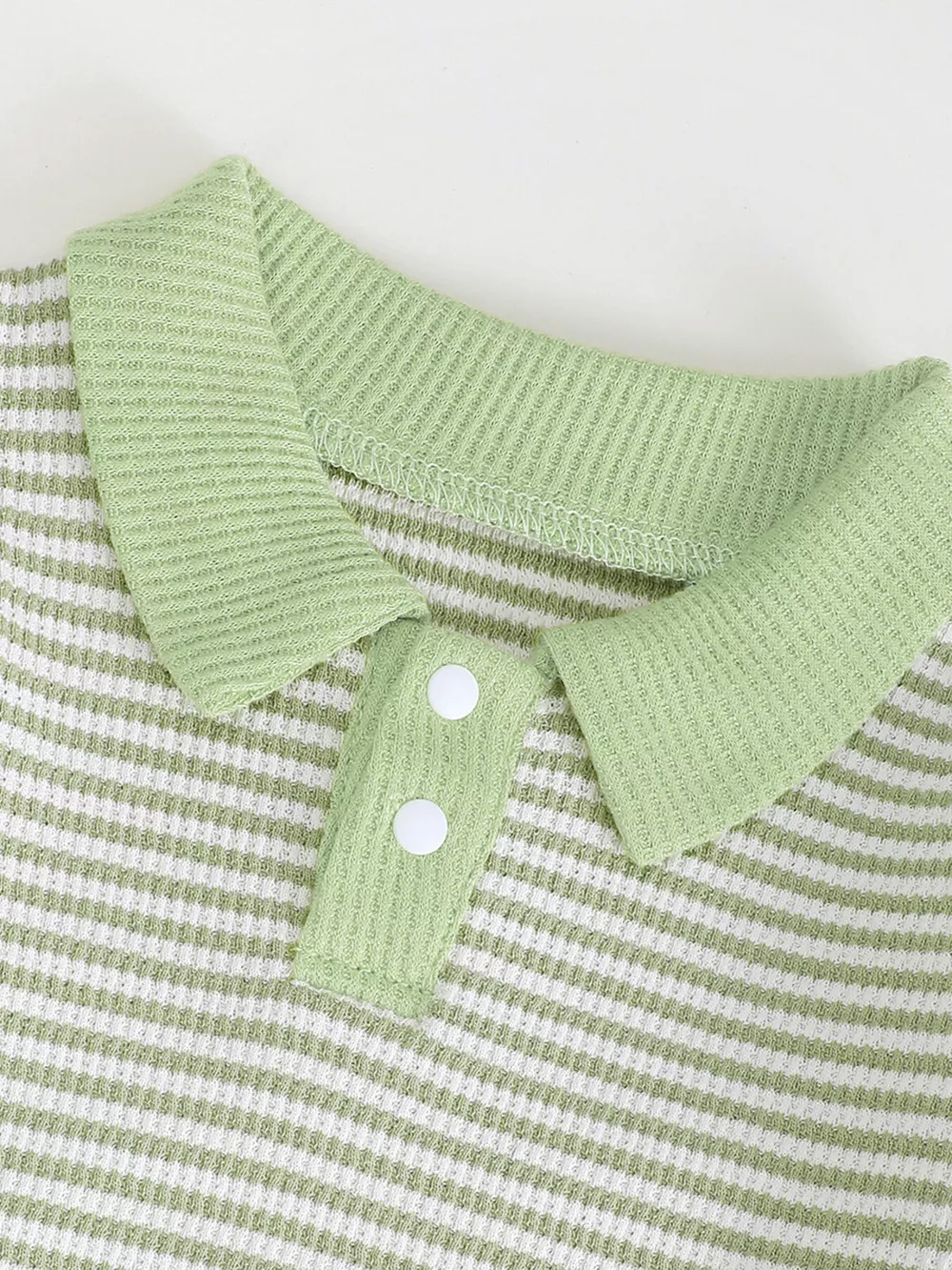 Children's Striped Polo Shirt & Pants Set, image 8
