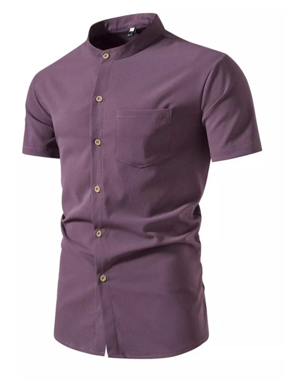 Men's Plus Size Button Up Short Sleeve Shirt, image 5