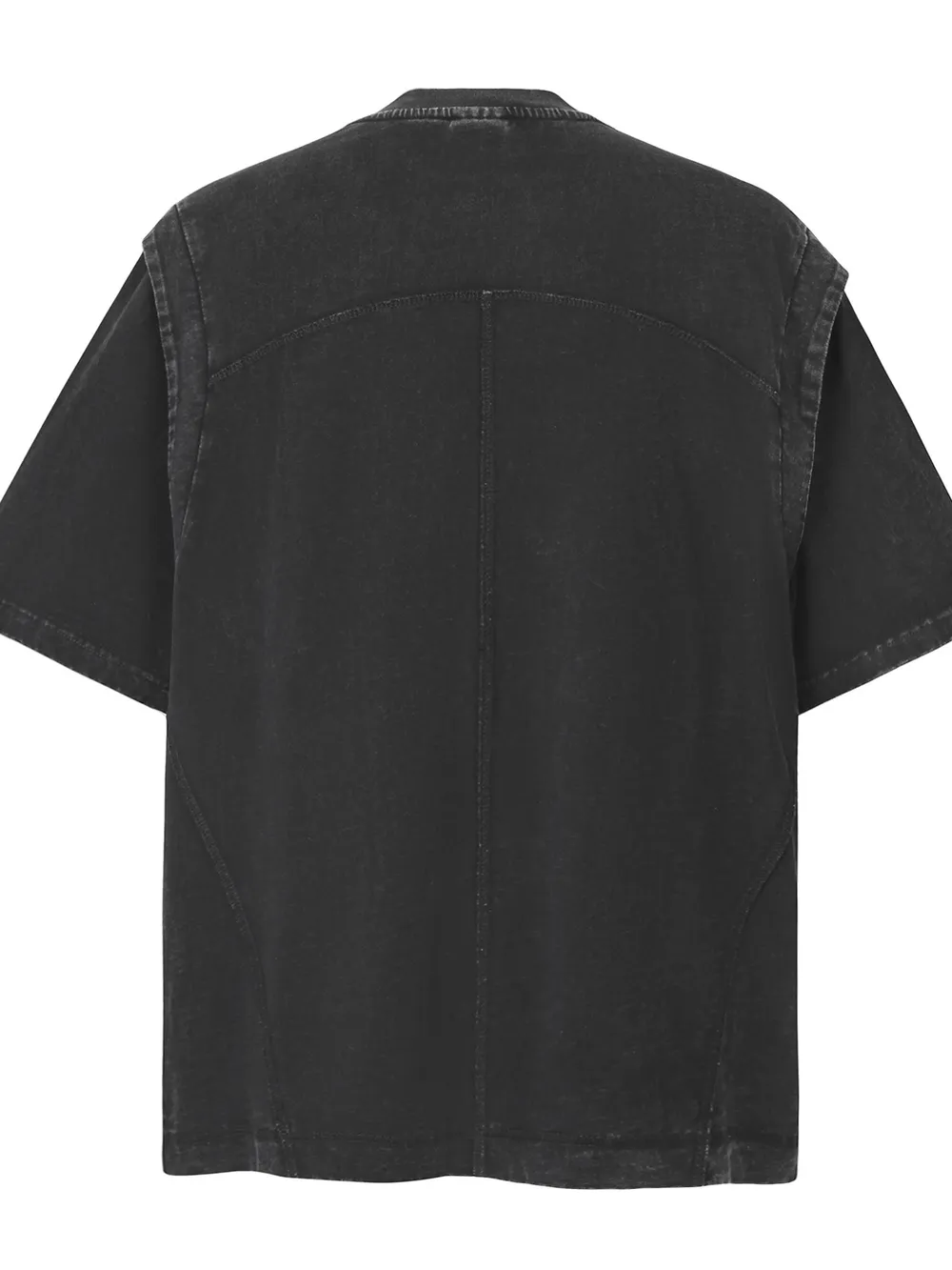 Men's Wash Graphic Round Neck T-Shirt, image 3