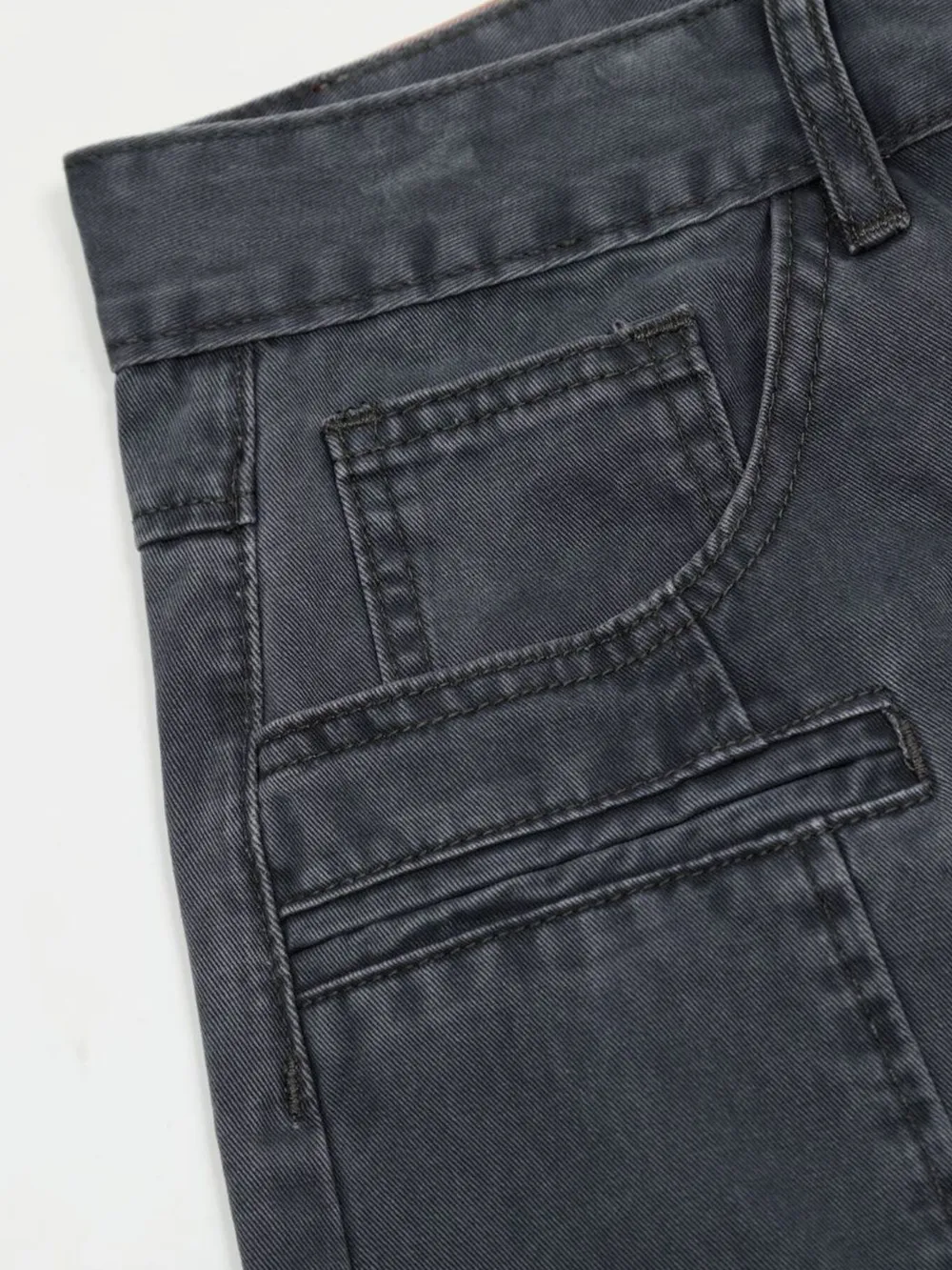 Men's Wide Leg Cargo Pants with Stitching Detail, image 6