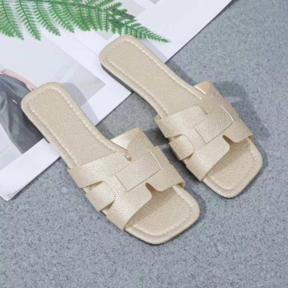 Woven Strap Flat Sandals, image 3