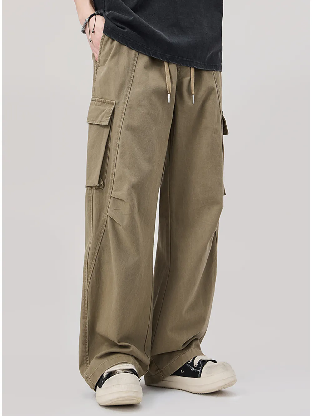 Men's Loose Fit Cargo Pants, image 2