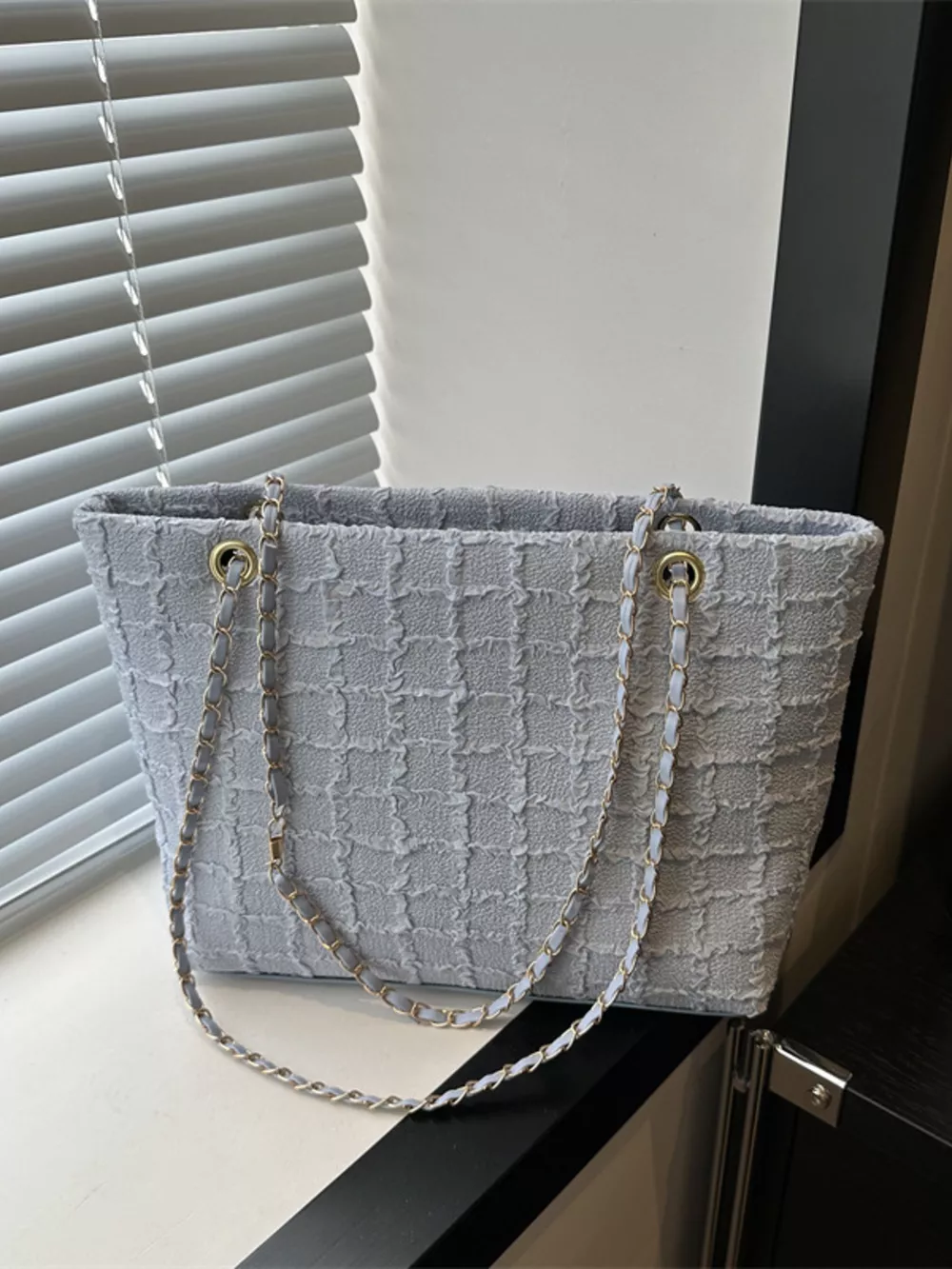 Tweed Chain Shoulder Bag, image 2