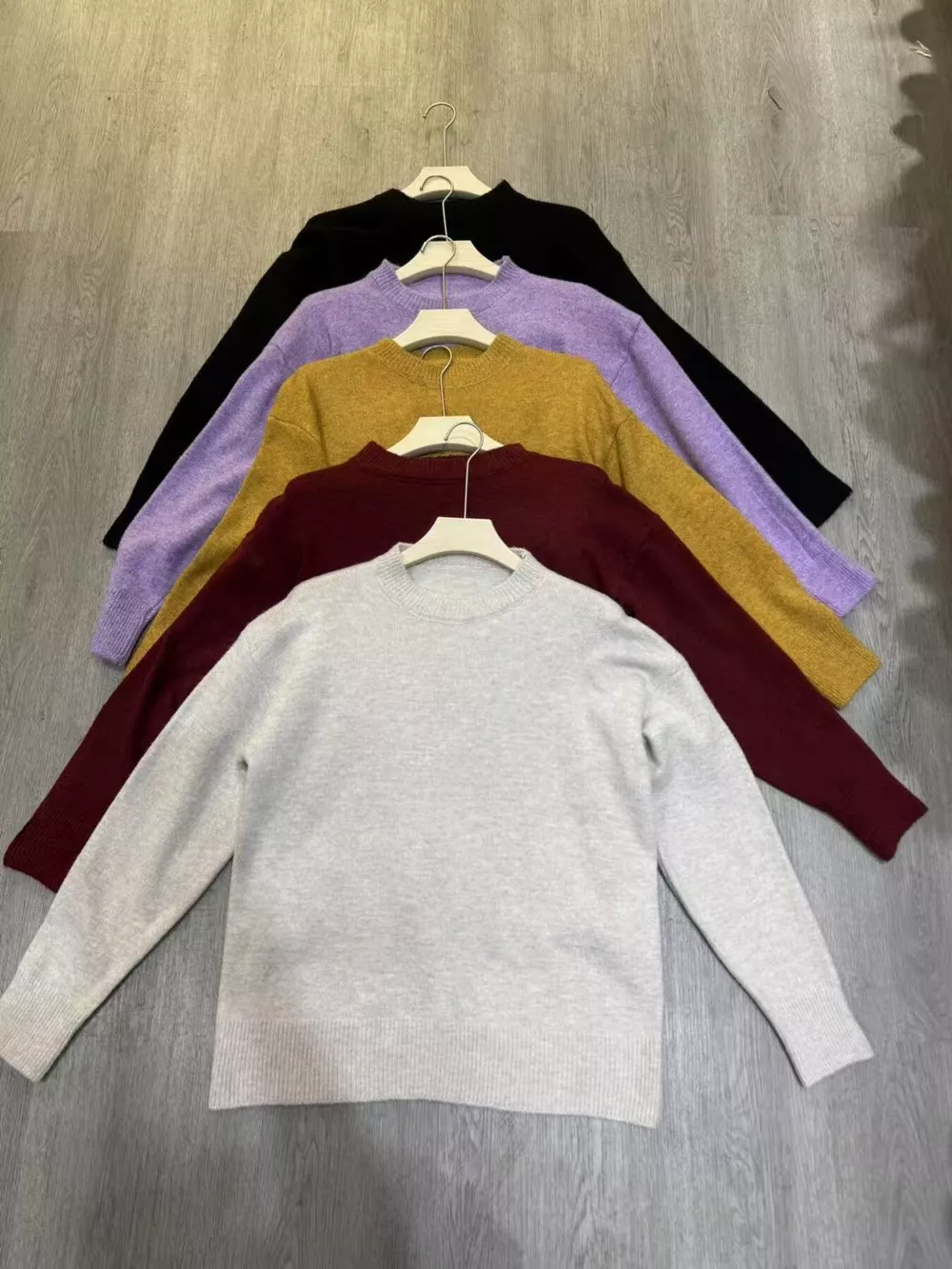 Cozy Knit Round Neck Oversized Sweater, image 6