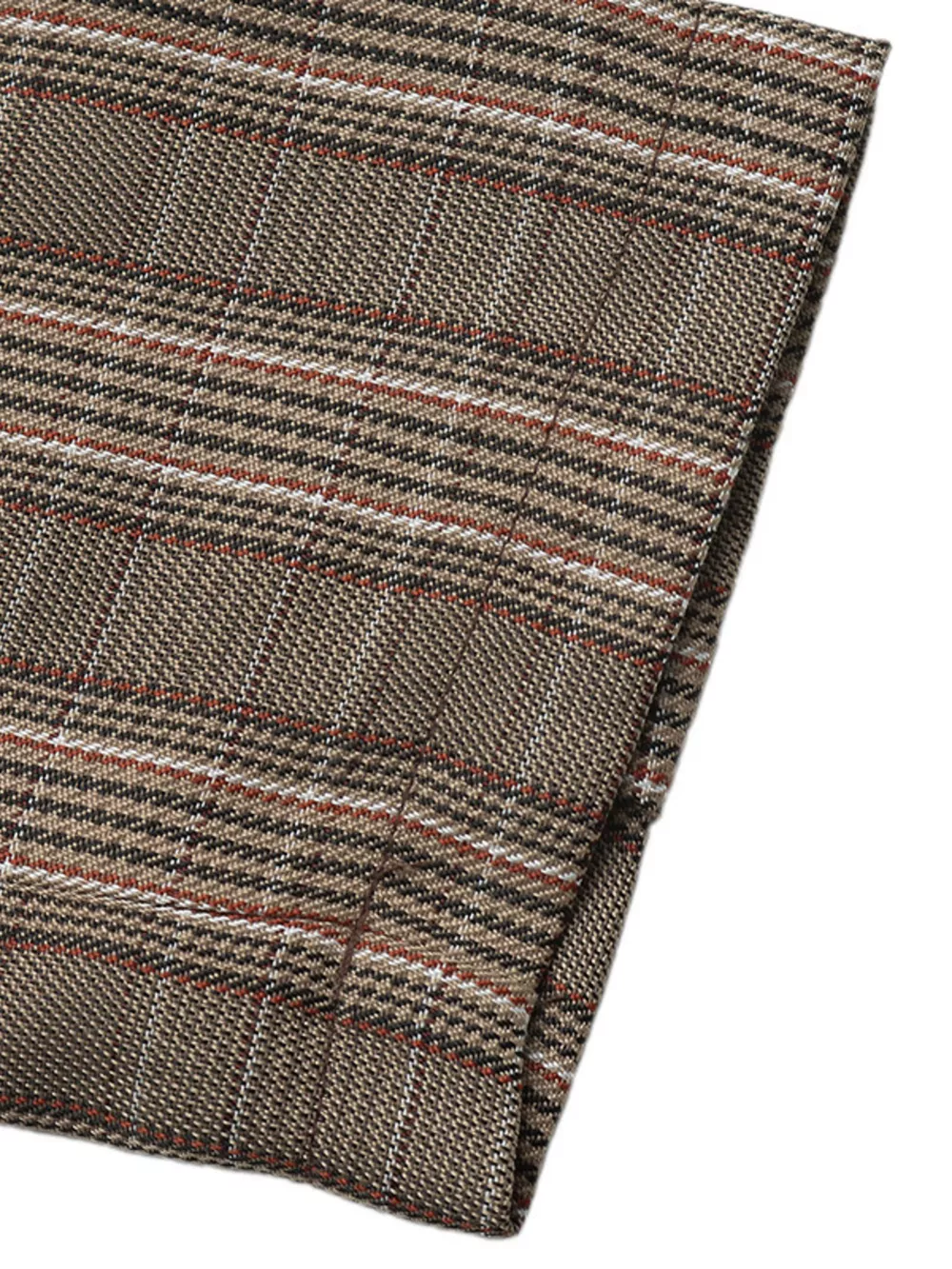 Plaid Single-Button Blazer, image 9