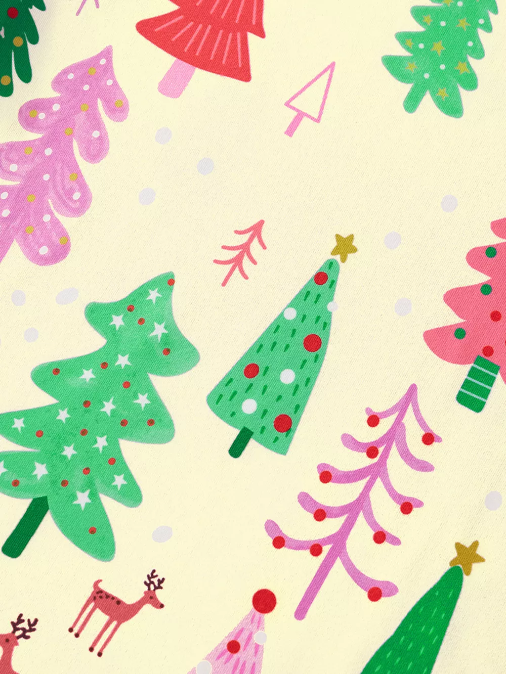 Children's Christmas Tree Print Pajama Set, image 11