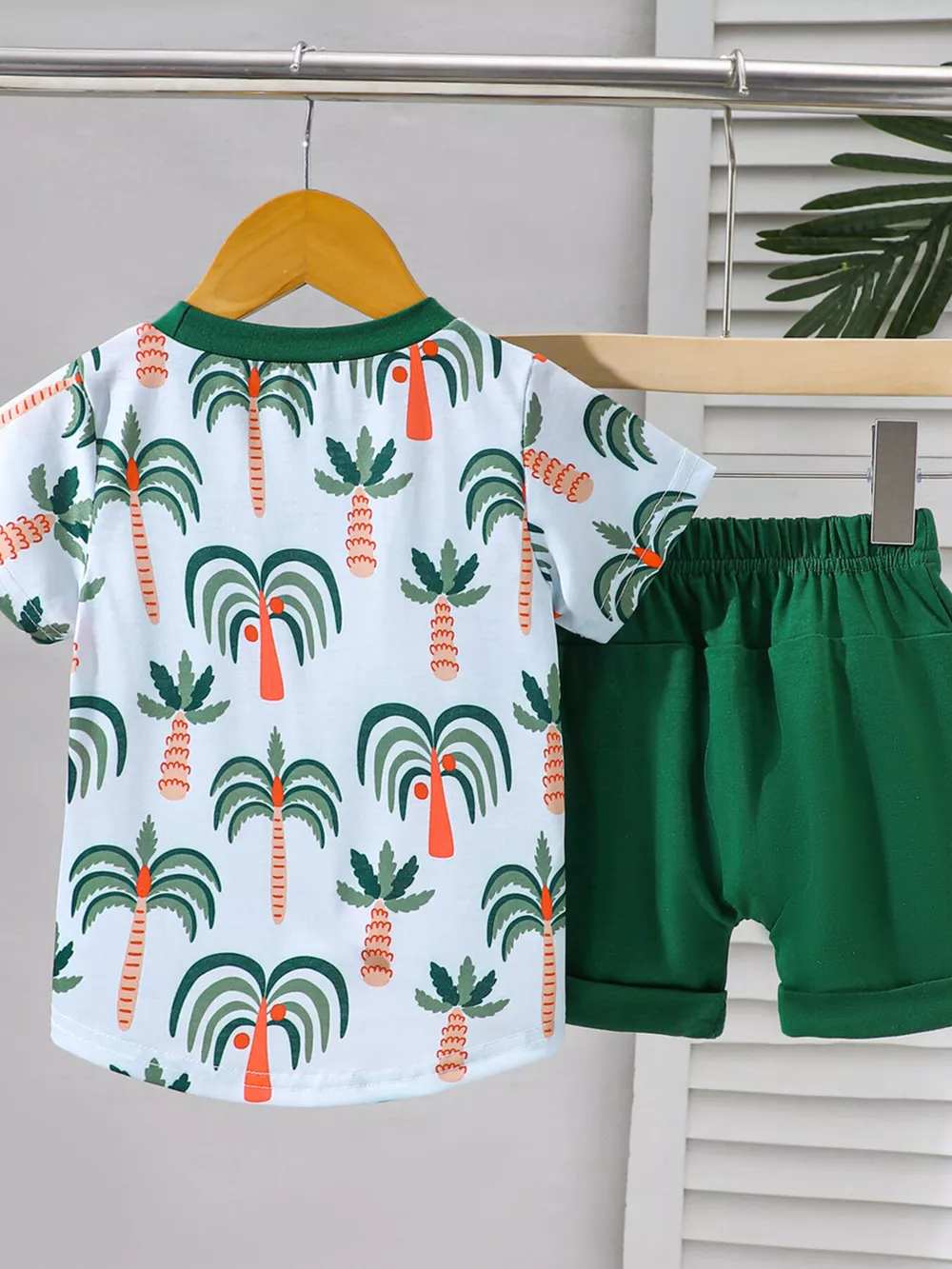 Children's Tropical Print Tee & Shorts Set, image 17