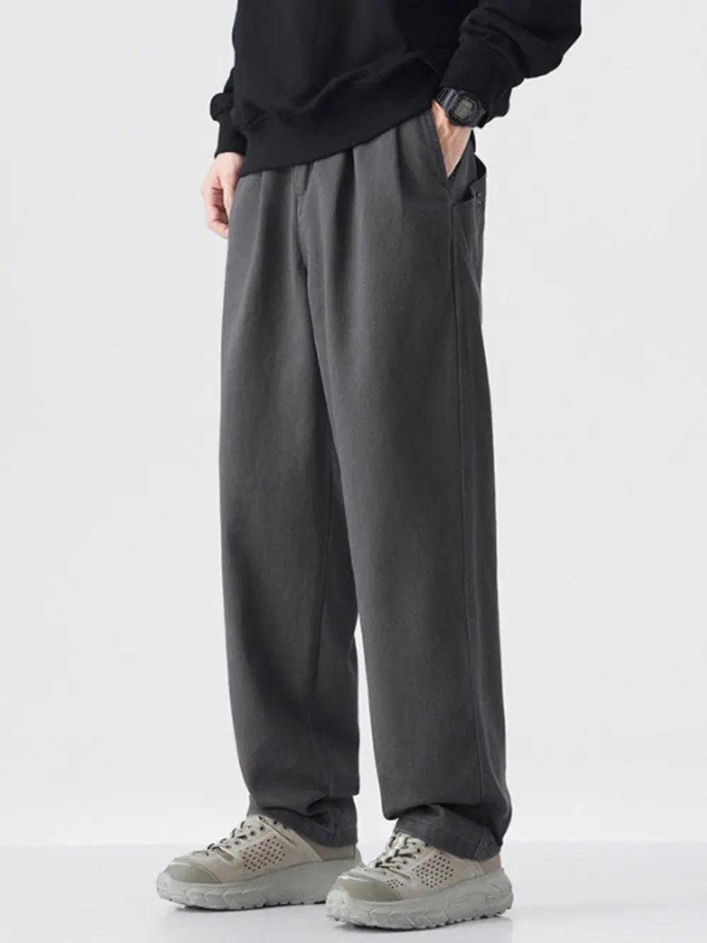 Men's Wide-Leg Casual Pants, image 4