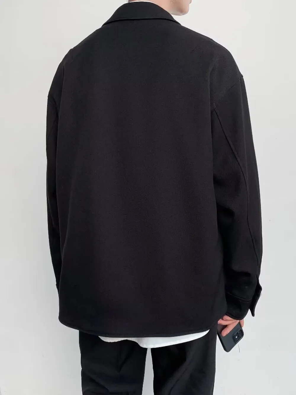 Men's Casual Button-Down Jacket, image 8