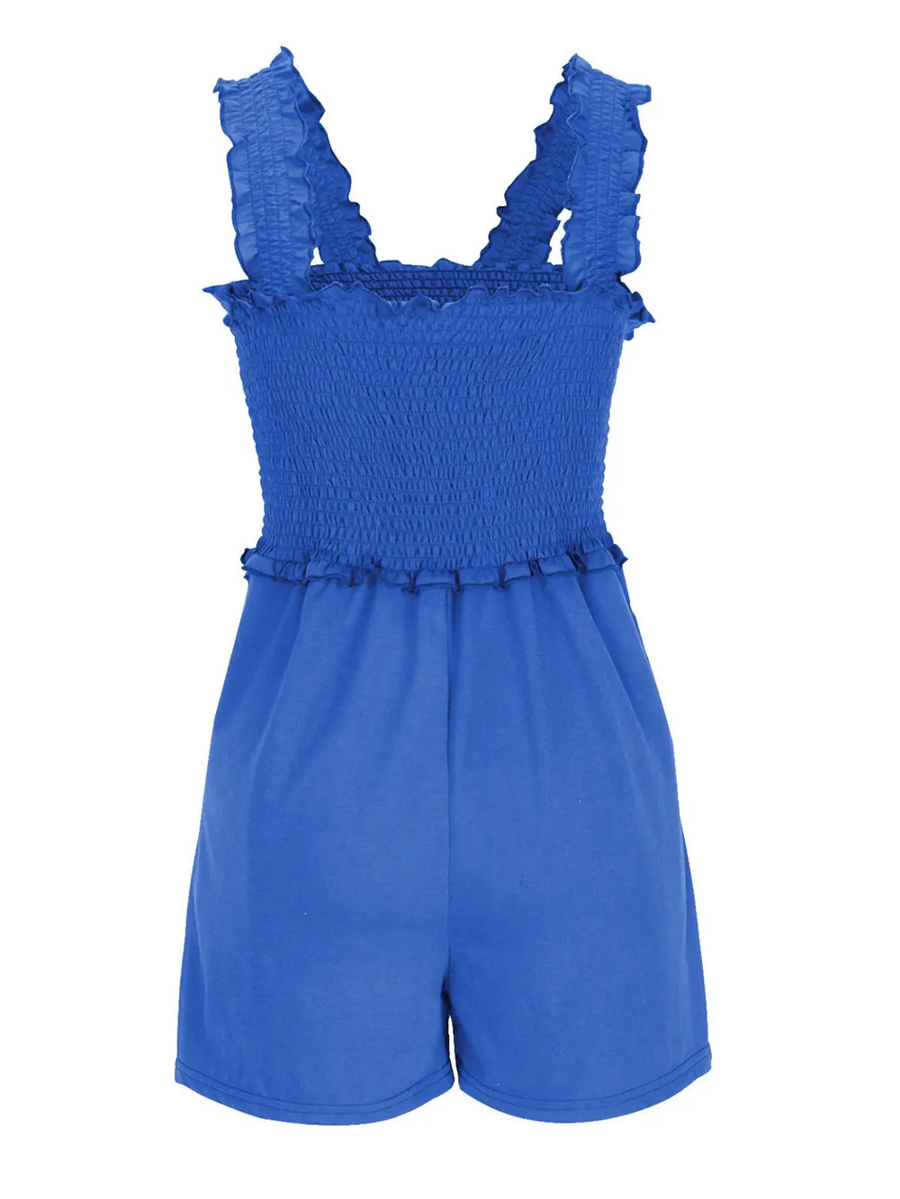 Smocked Square Neck Summer Romper, image 7