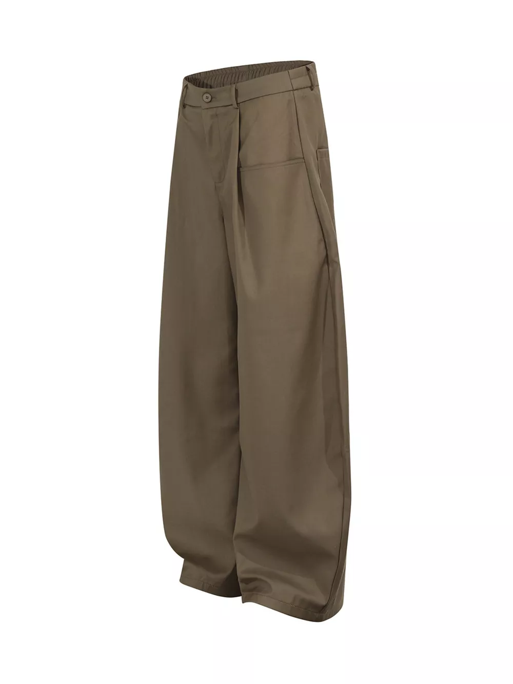 Men's Wide Leg Pants with Pleated Front, image 5