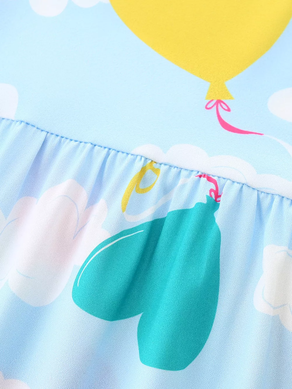 Children's Heart Balloon Print Casual Dress, image 3