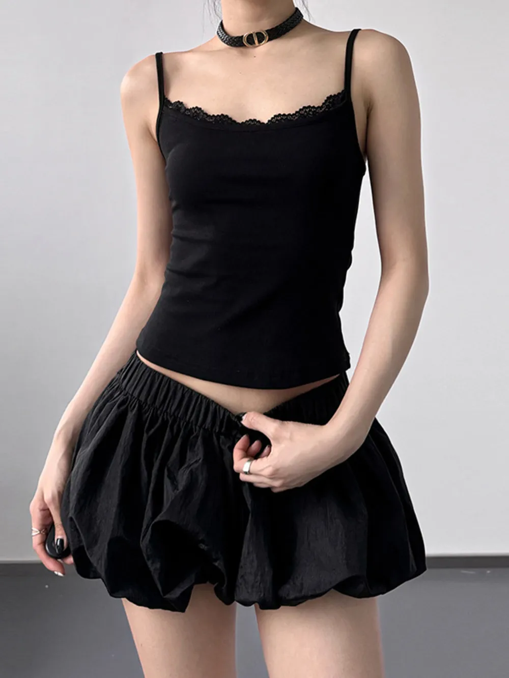 Lace Trim Cami Top, image 8