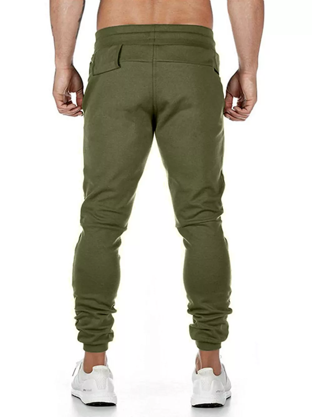 Men's Drawstring Slim Fit Joggers, image 9
