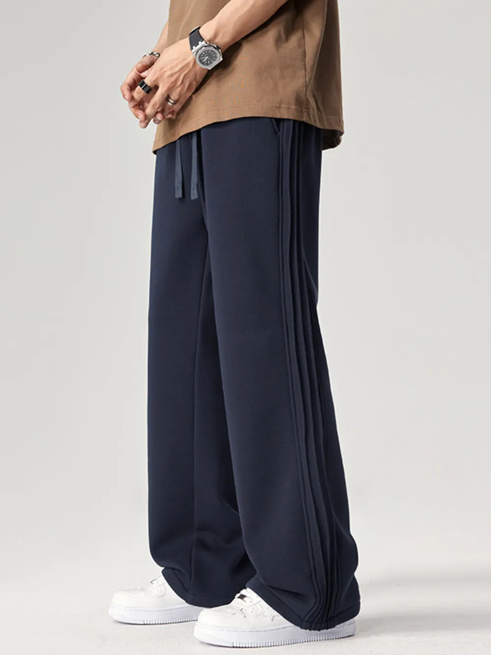 Men's Plus Size Casual Loose Fit Pants, image 6