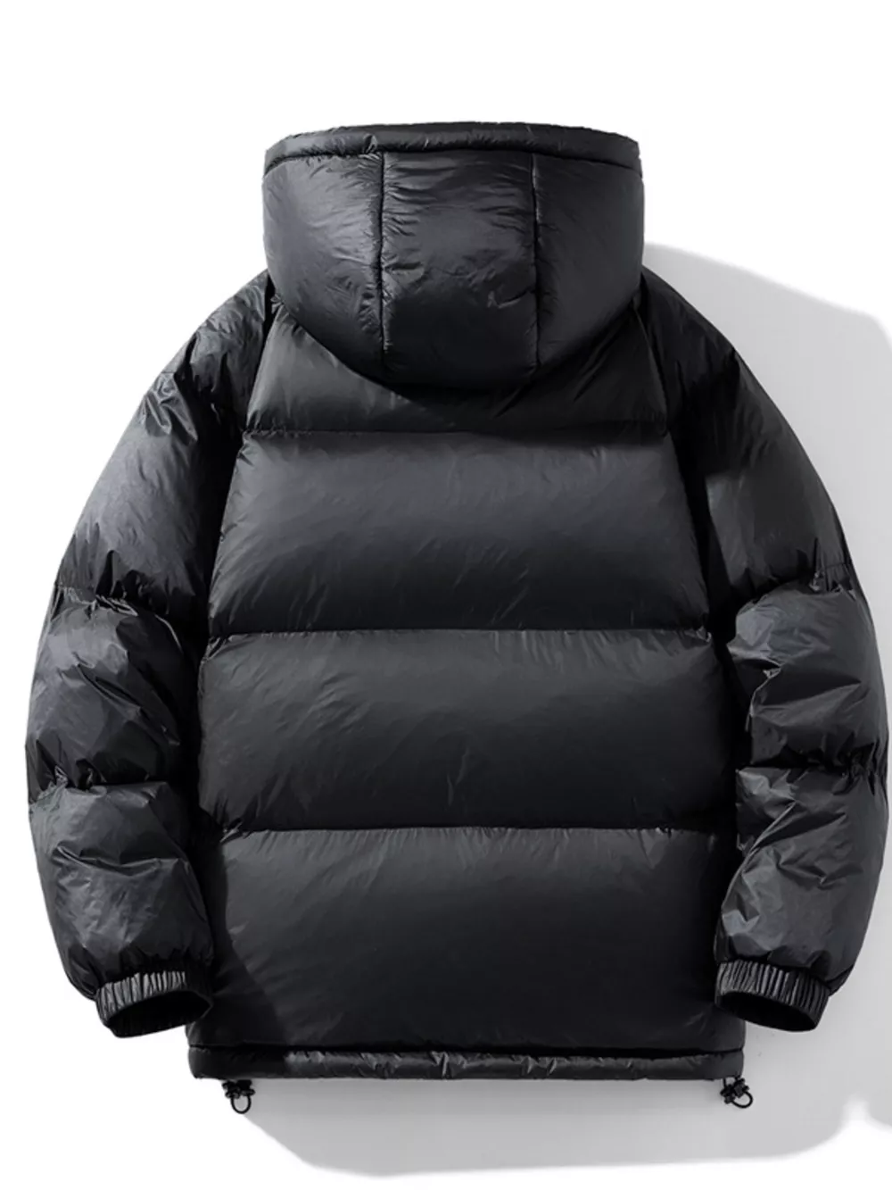 Men's Full Size Warm Padded Hooded Puffer Jacket Plus Size, image 3