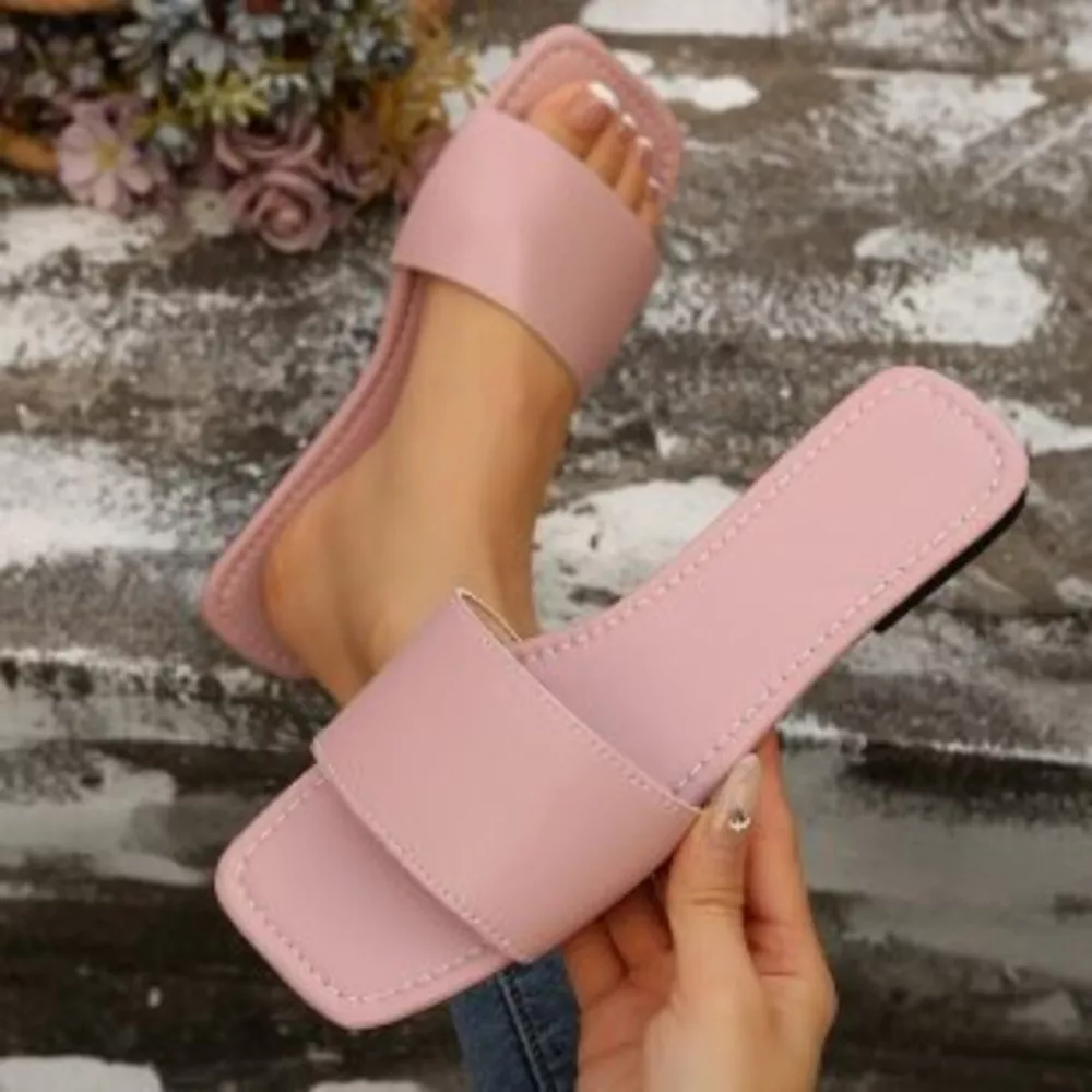 Open Toe Flats Sandals, image 11
