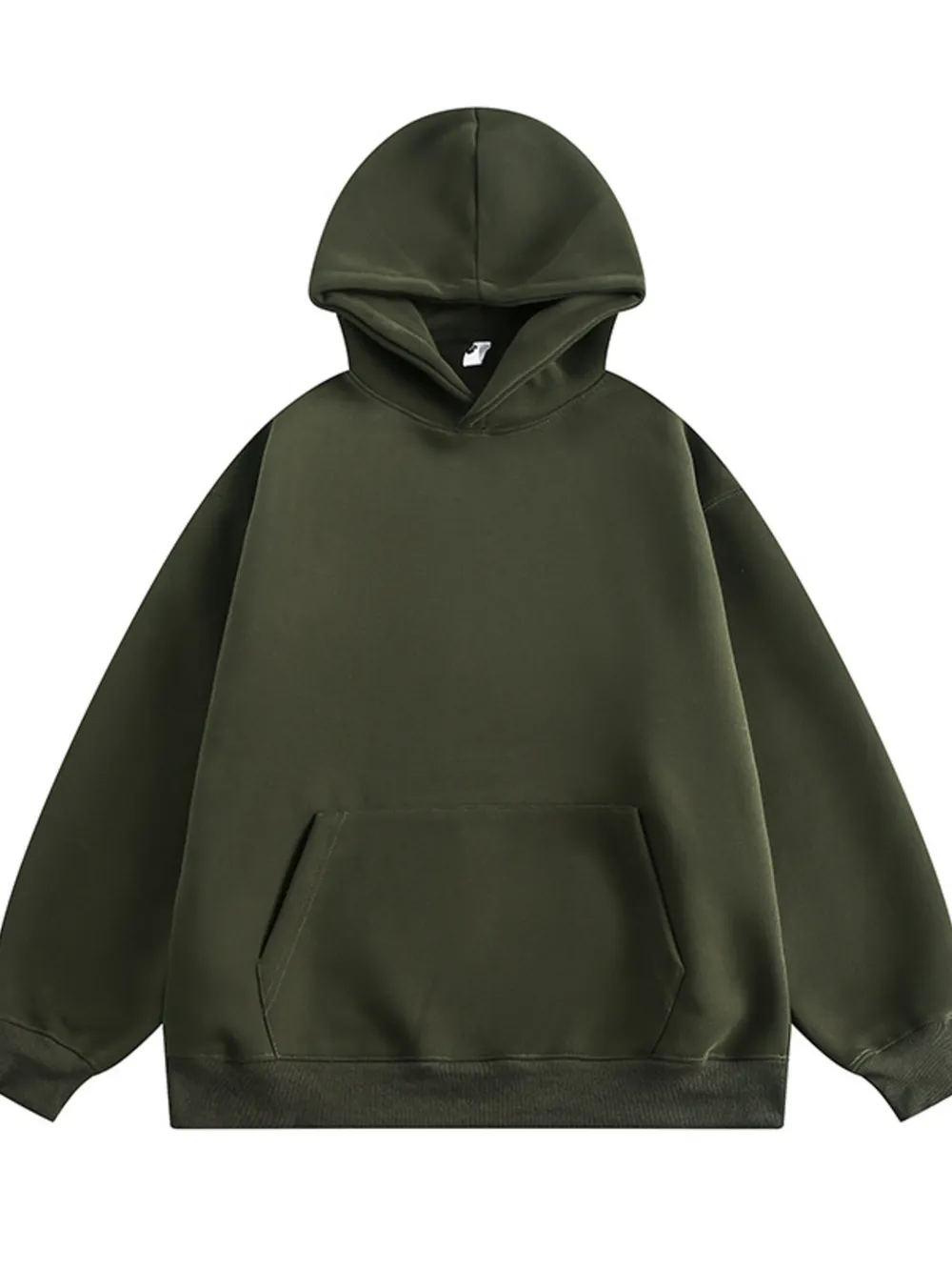 Men's Kangaroo Pocket Long Sleeve Hoodie, image 9