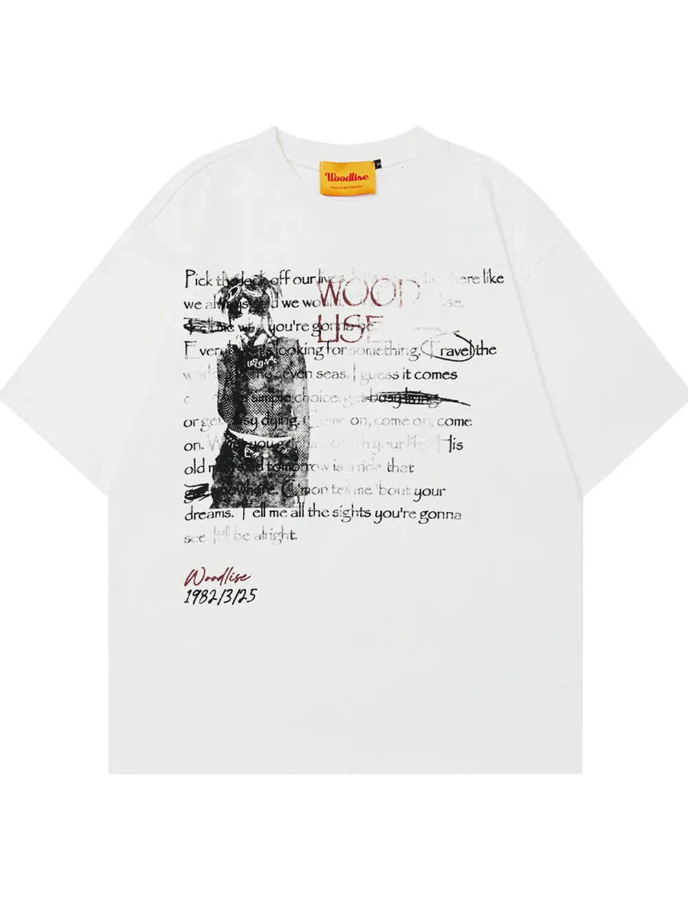 Men's Graphic Short Sleeve Oversized T-Shirt, image 3