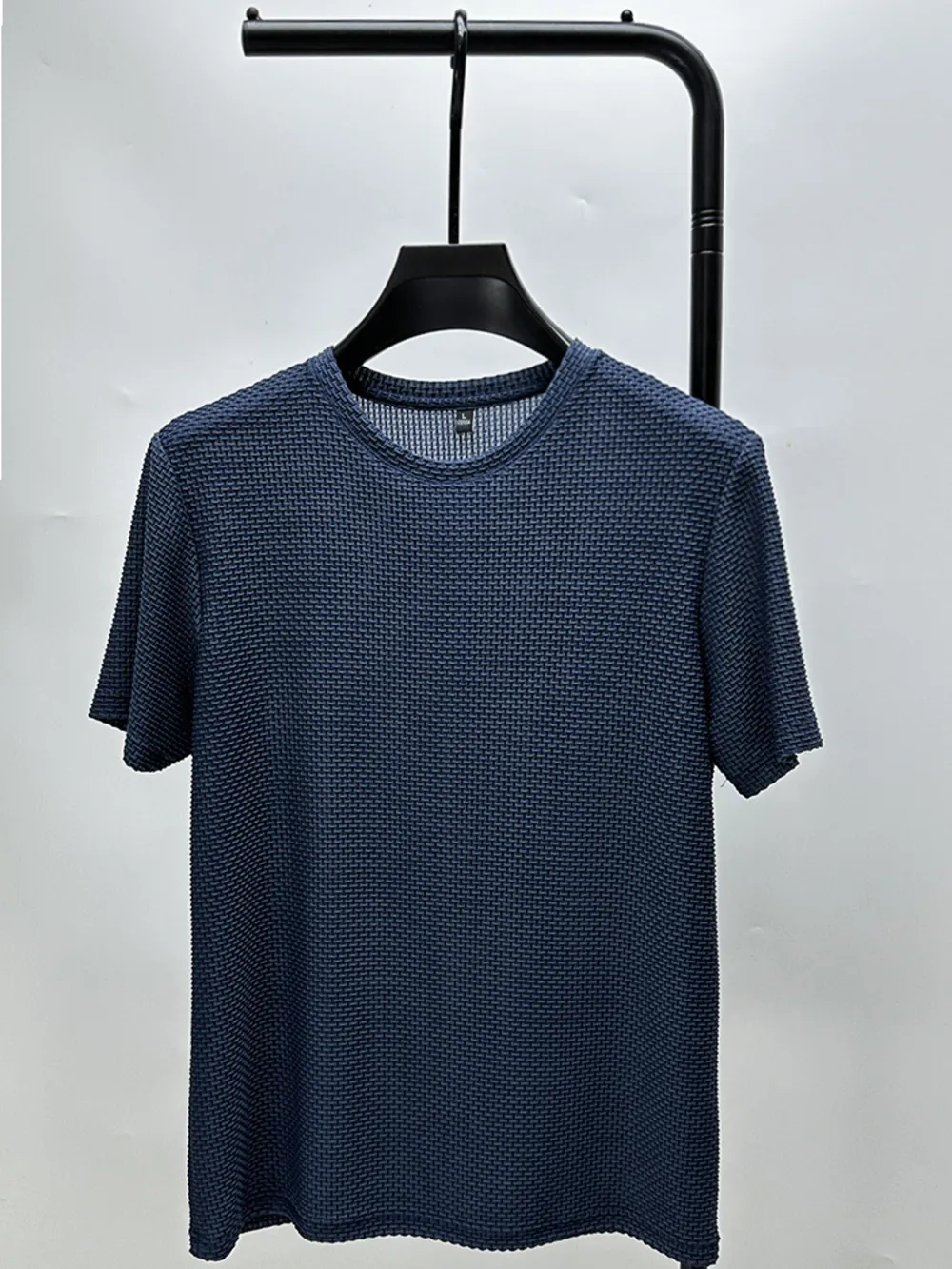 Men's Plus Size Round Neck Short Sleeve T-Shirt, image 2