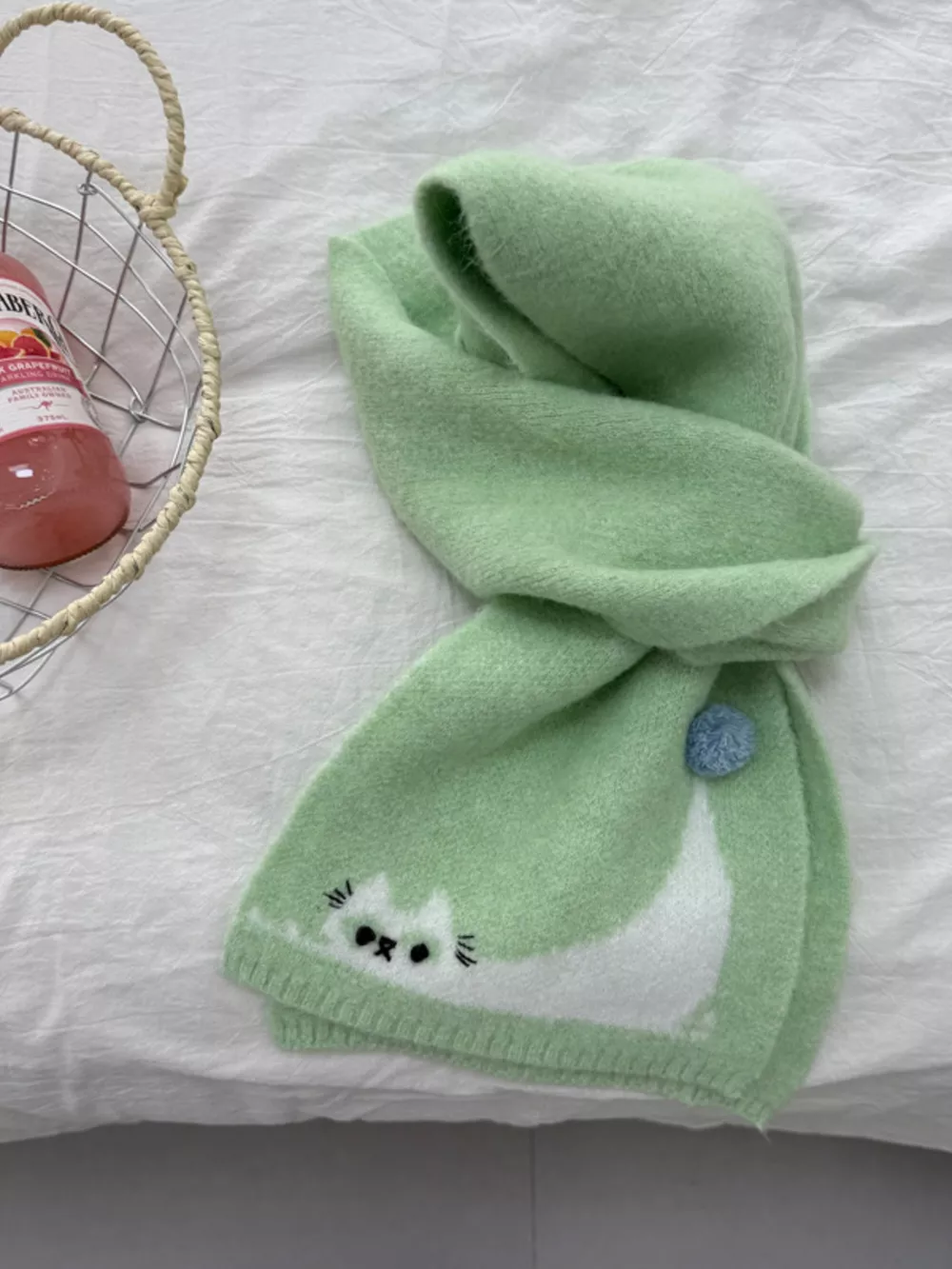 Cute Cat Knitted Scarf, image 6