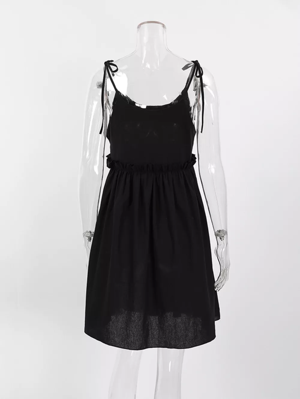 Frill Tie Shoulder Mini Dress, image 24