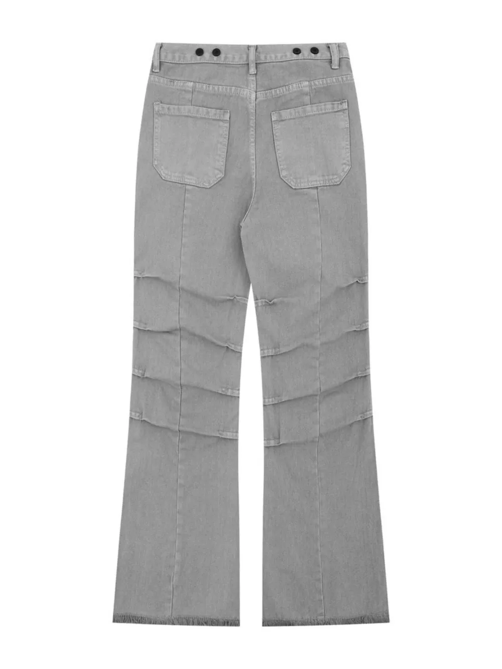 Men's High-Waist Paneled Flare Jeans, image 3