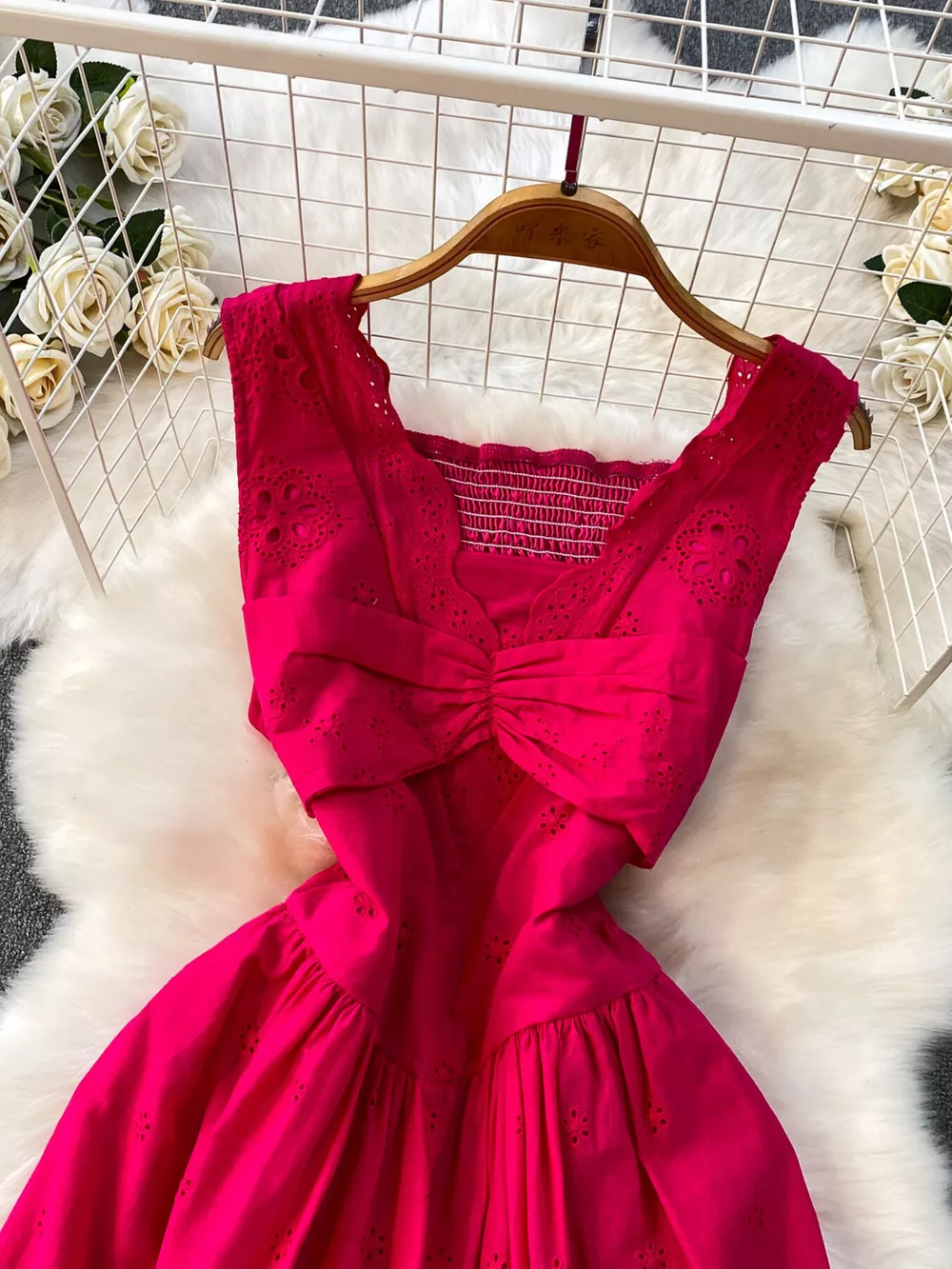 Lace Detail Sleeveless Dress, image 12