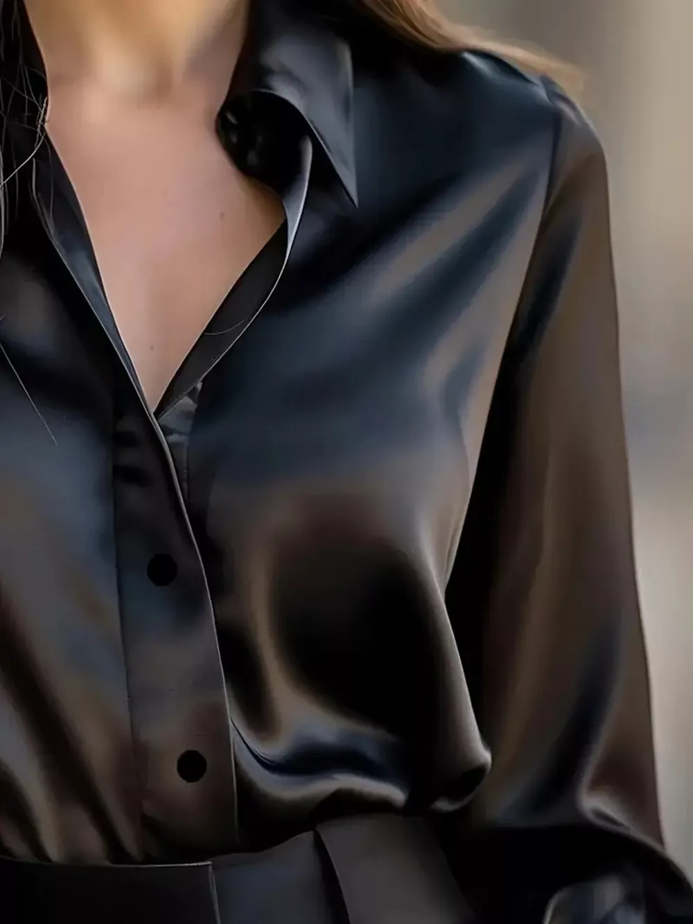 Button Down Collared Neck Long Sleeve Shirt, image 7