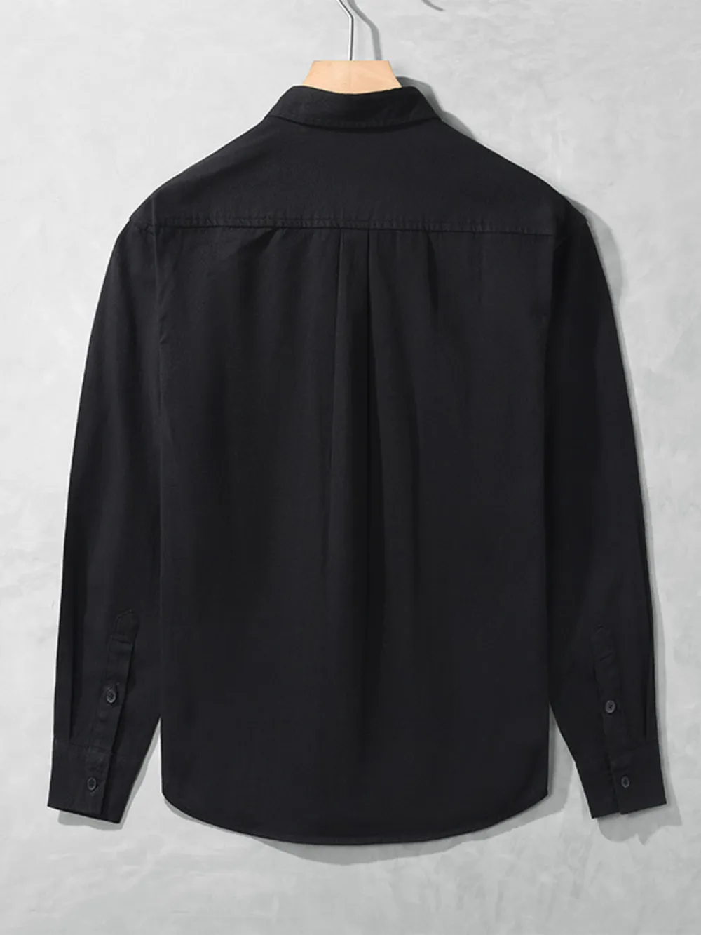 Men's Plus Size Button Up Long Sleeve Shirt, image 3