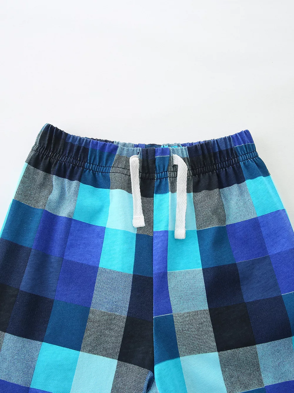 Children's Rhino Graphic Tee & Plaid Shorts Set, image 5