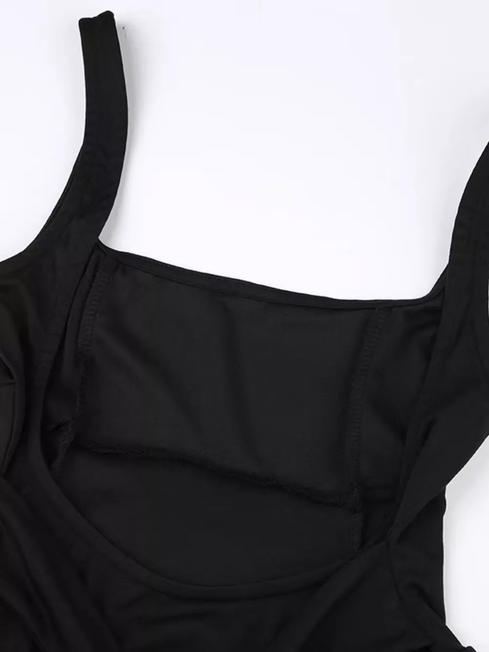 Backless Square Neck Mini Dress, image 10