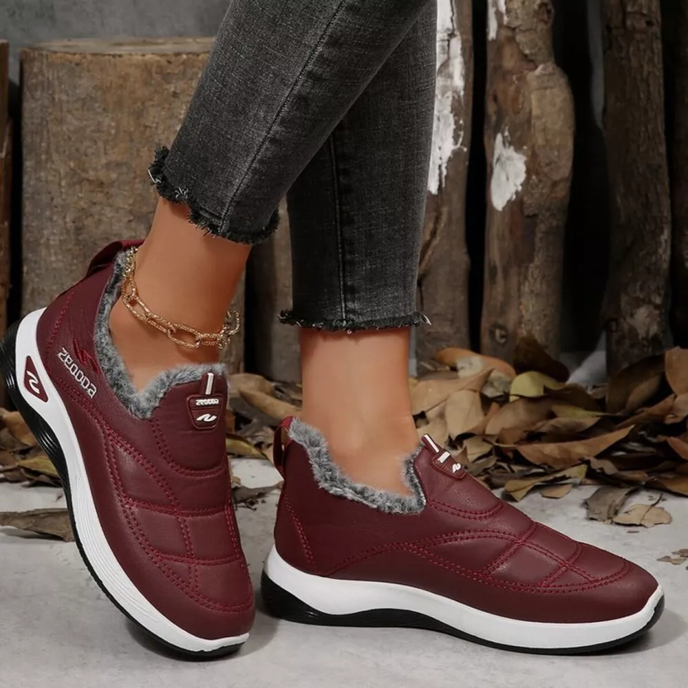 Plush Round Toe Platform Shoes, image 10