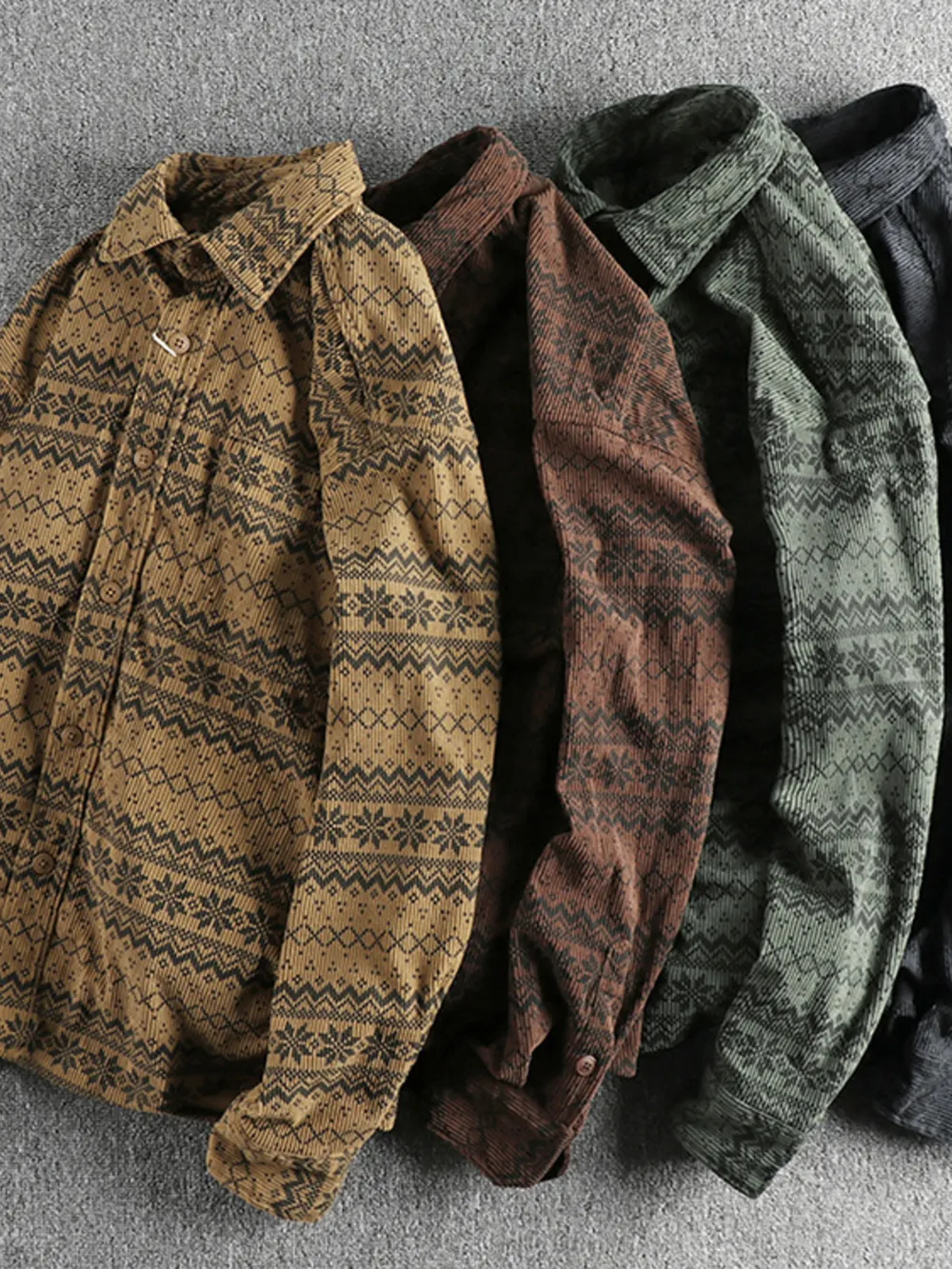 Men's Button Up Long Sleeve Shirt, image 7