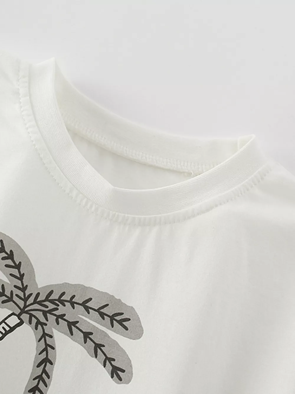 Children's Cute Animal Graphic Tee and Shorts Set, image 3