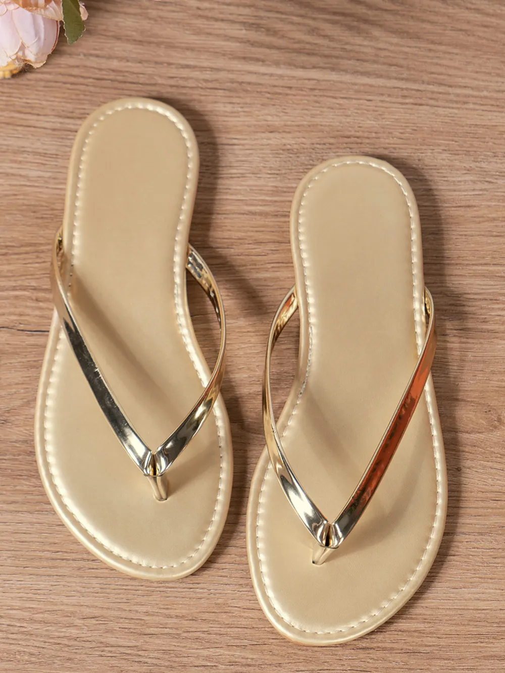 Toe Post Flat Sandals, image 4