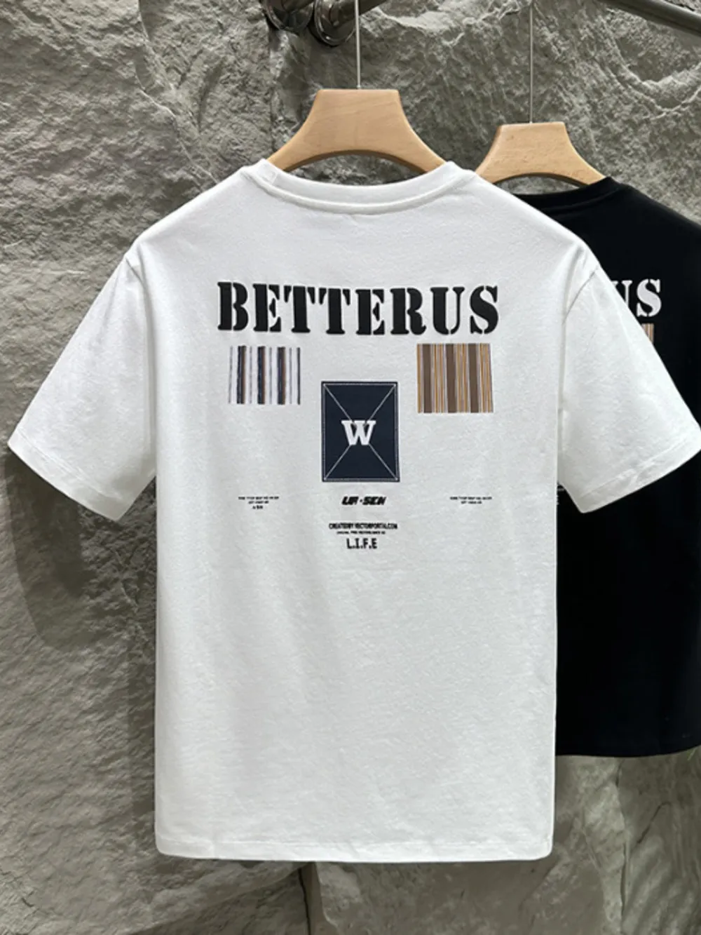 Men's Plus Size Round Neck Short Sleeve T-Shirt, image 4