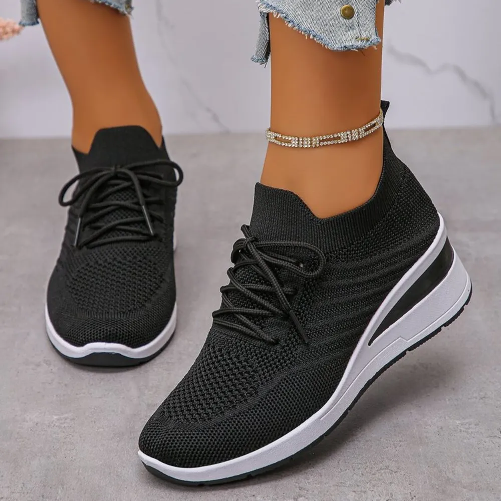 Lace Up Wedge Athletic, image 2