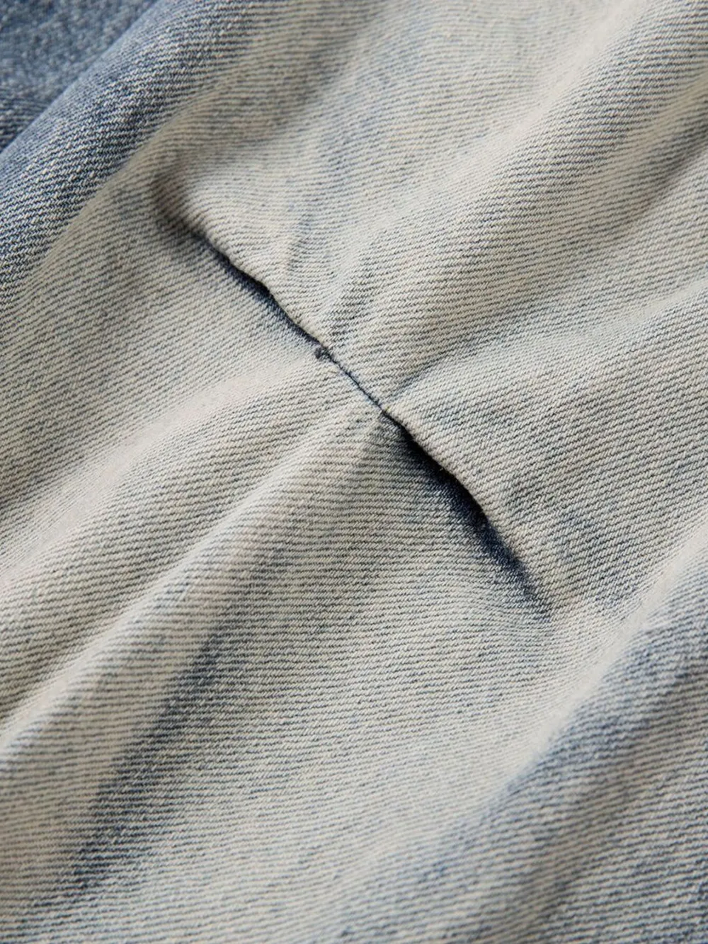 Men's Ruched Wide Leg Jeans, image 12