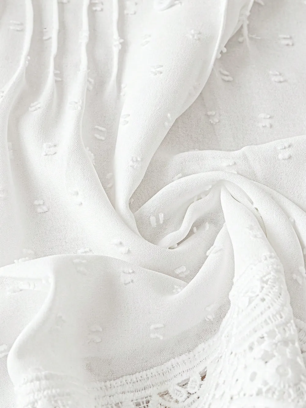 Lace Hem V-Neck Blouse, image 13