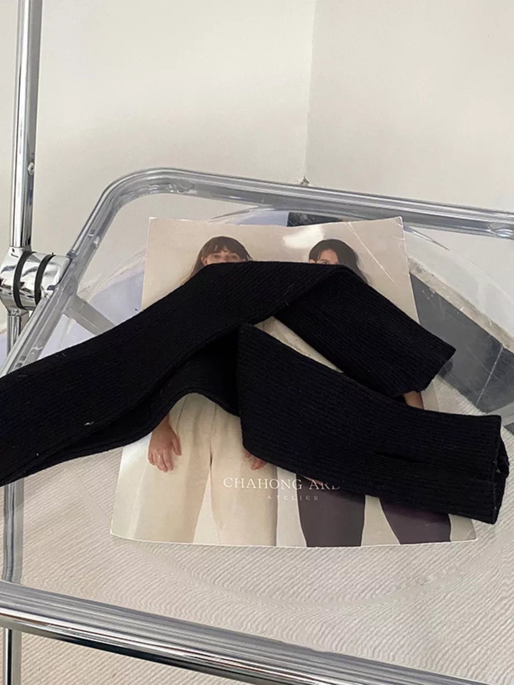 Knitted Arm Warmer Gloves, image 5