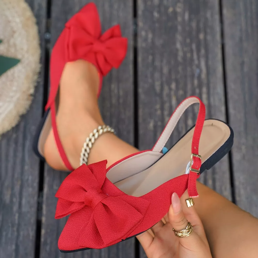 Bow Point Toe Sandals, image 9