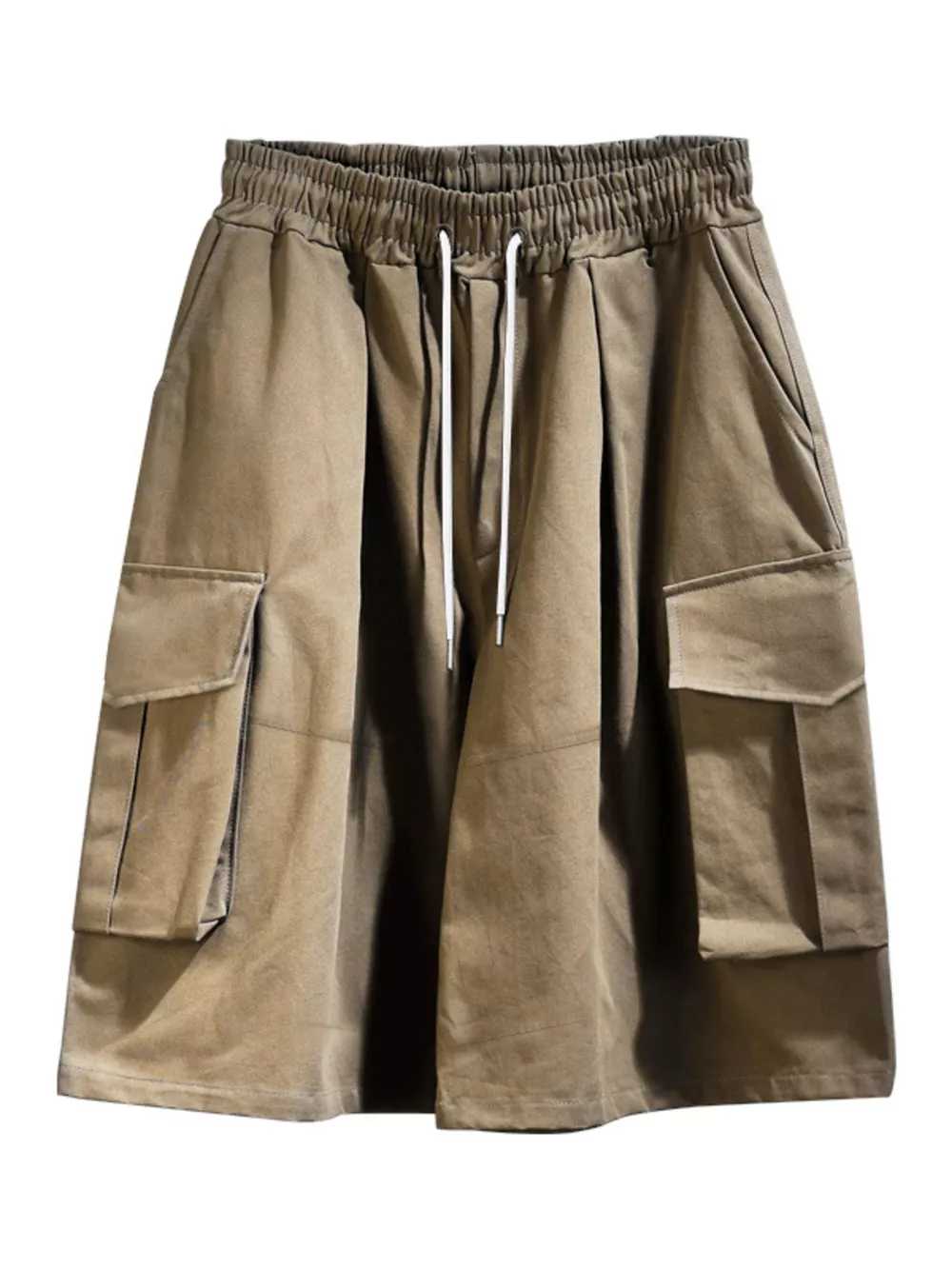 Men's Full Size Cargo Shorts with Drawstring Waist Plus Size, image 3