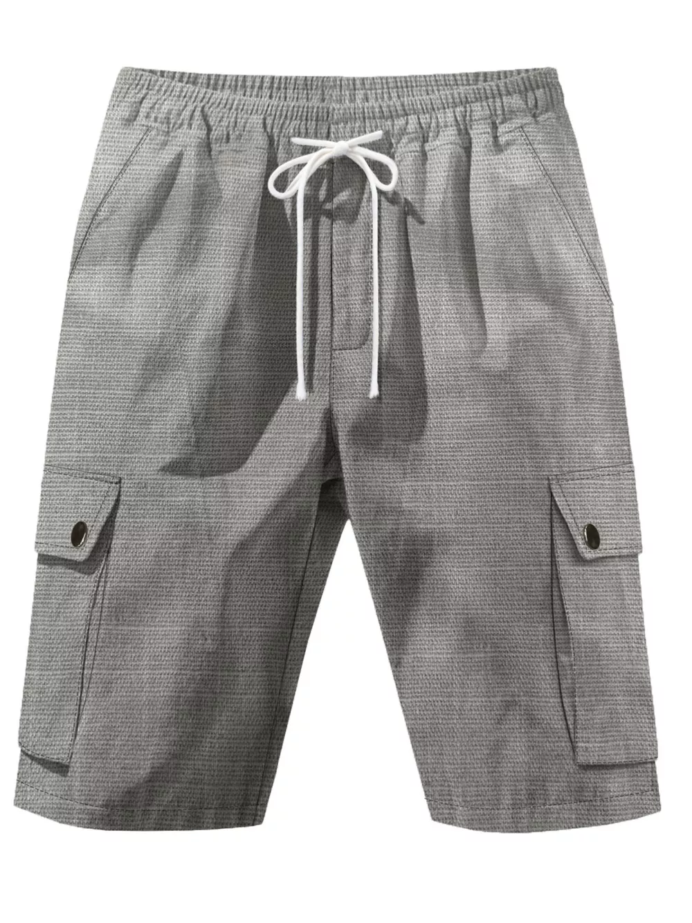 Men's Full Size Casual Drawstring Cargo Shorts Plus Size, image 5