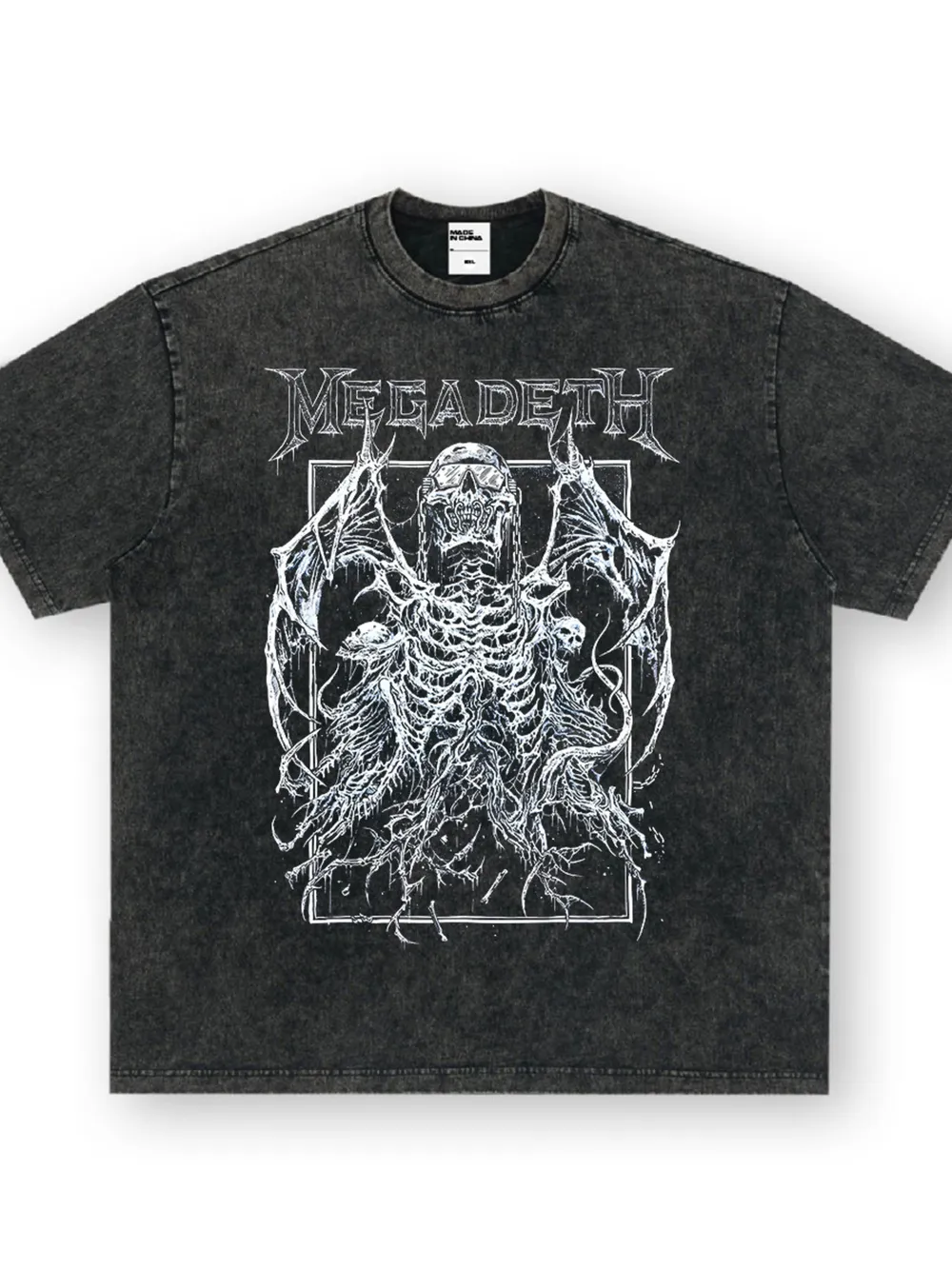 Men's Graphic Vintage Washed T-Shirt, image 4