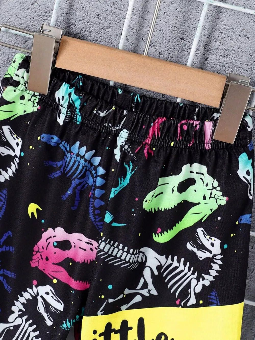 Children's Mommy's Little Boy Dinosaur Print Casual Set, image 6