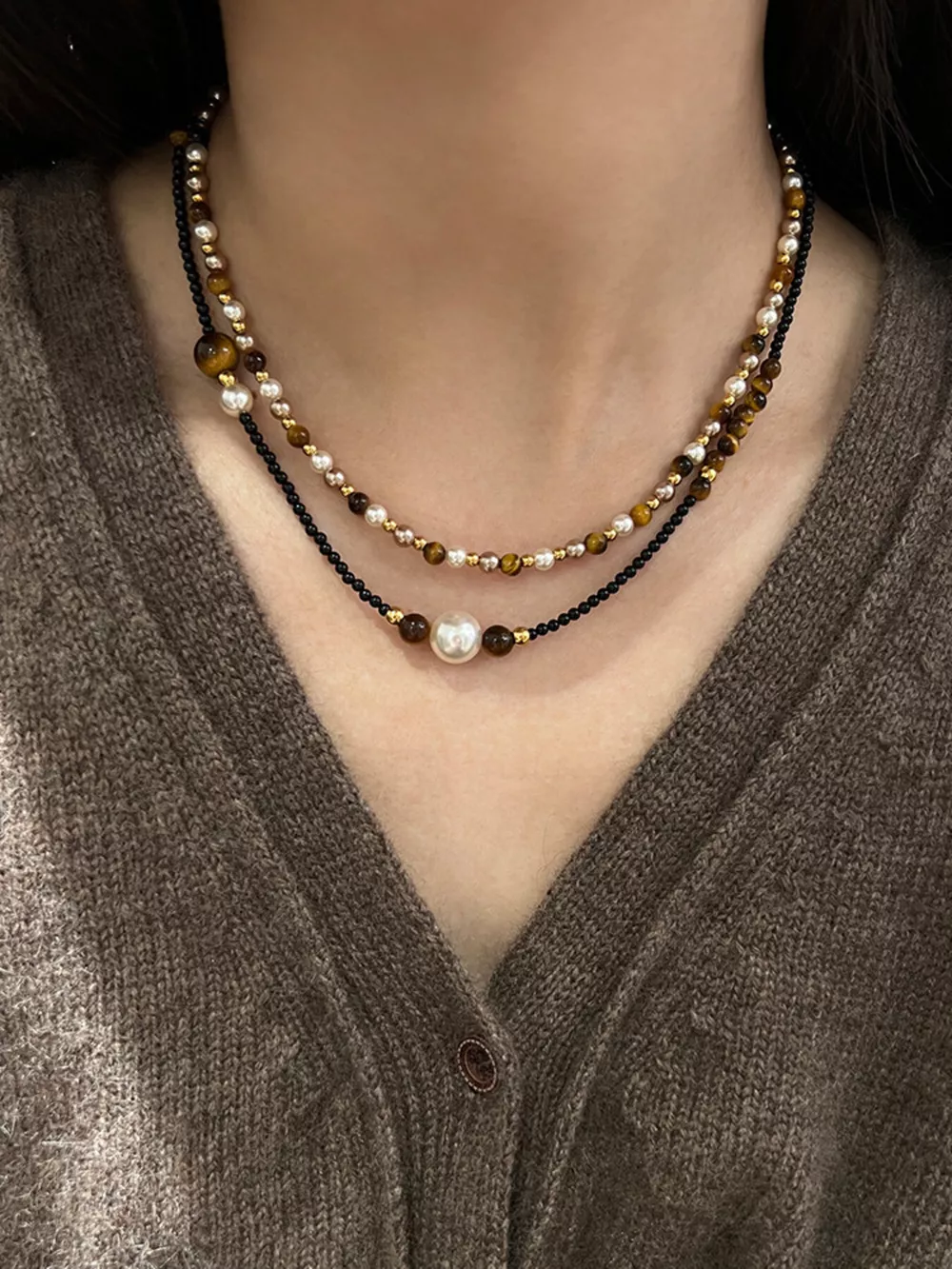 Tiger Eye Adjustable Necklace, image 2