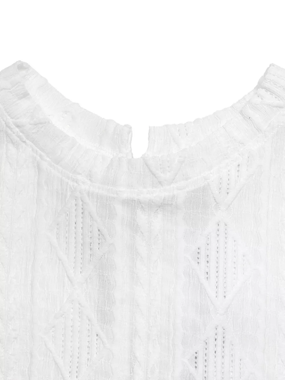 Textured Bow Back Knit T-Shirt, image 6