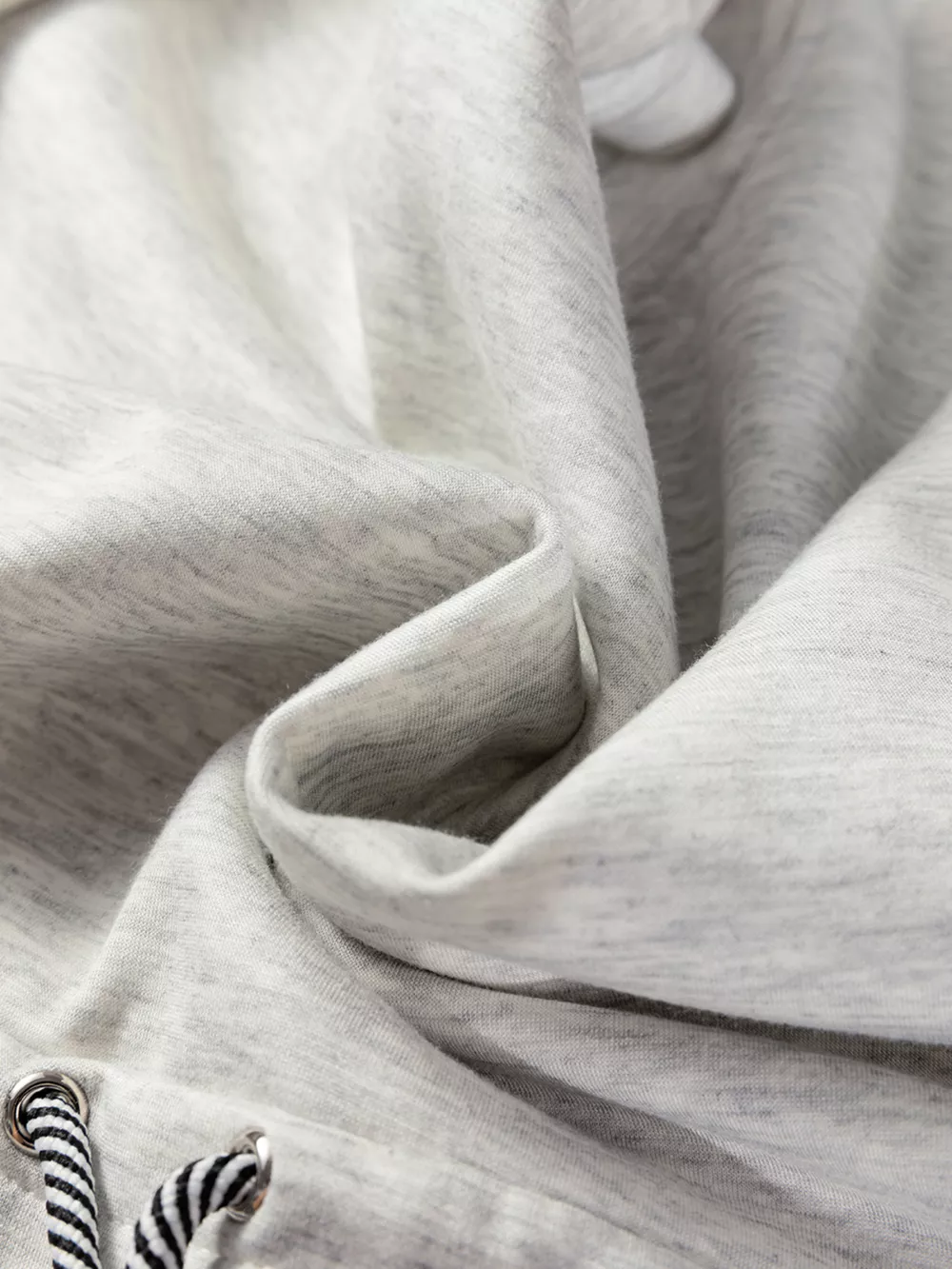 rawstring Waist Tunic Solid Sweatshirt, image 4