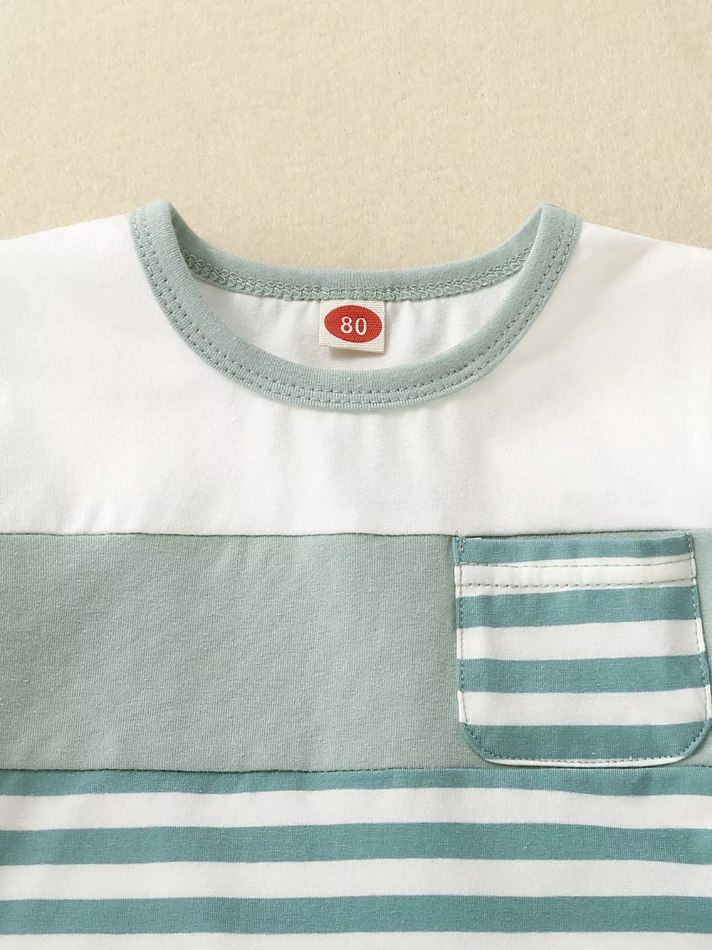 Children's Striped T-shirt and Shorts Set, image 13
